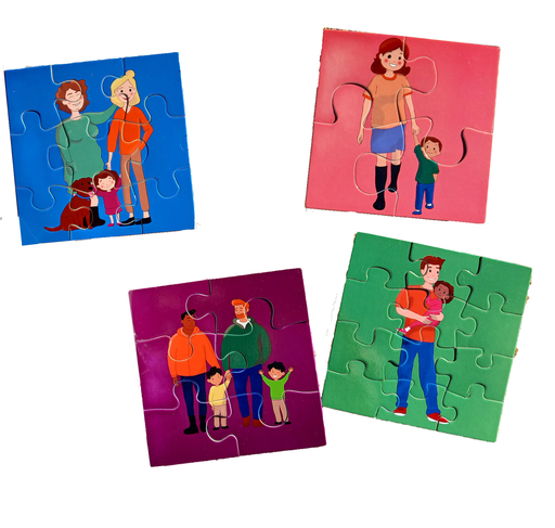 [PUZ6X6P] Boîte de 4 Puzzles