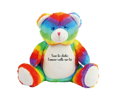 [RBB-MM555] Ourson Arc-en-ciel