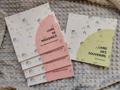 PREMIERS INSTANTS Livre de naissance + Livre des souvenirs